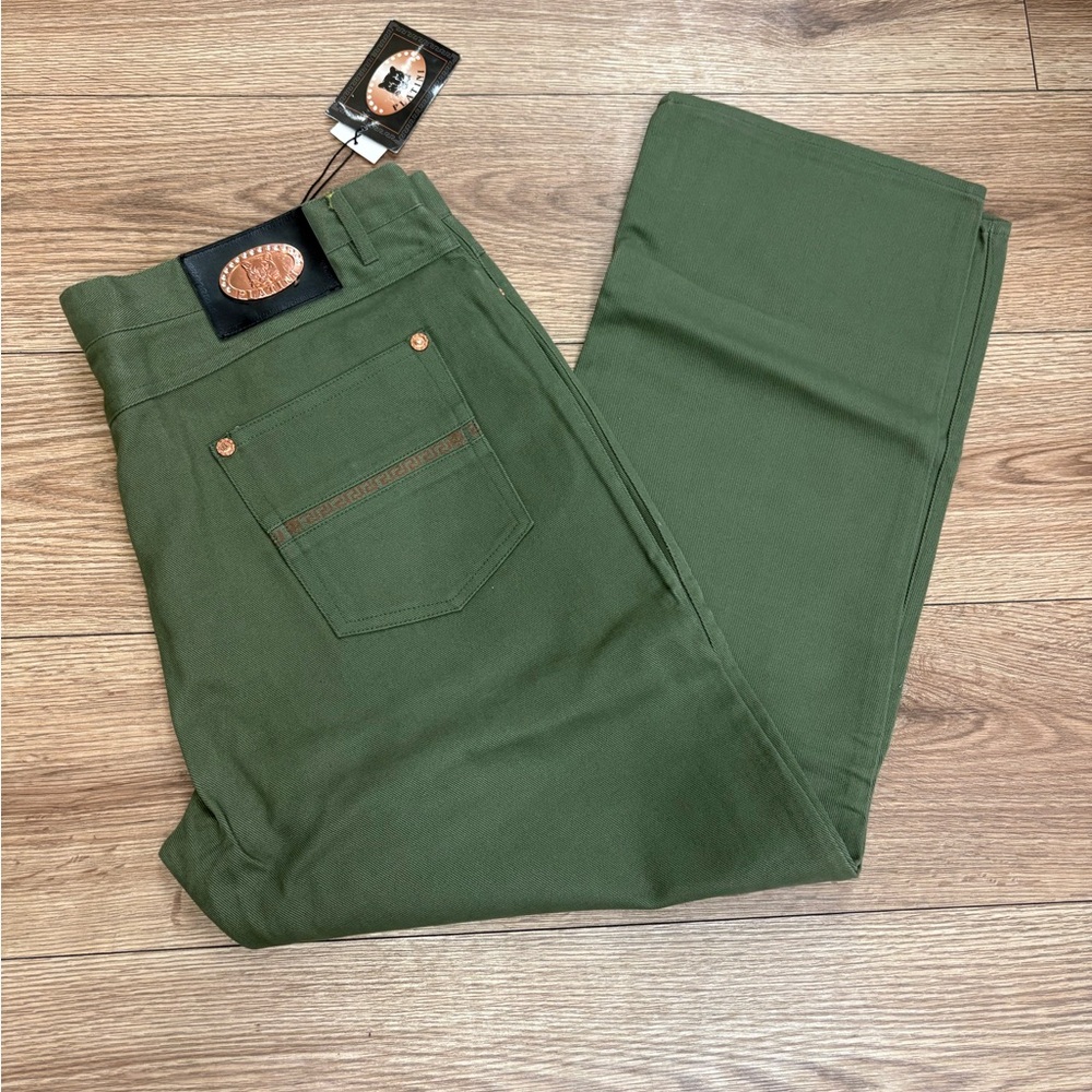 Green Platini straight leg denim jeans size:42/30